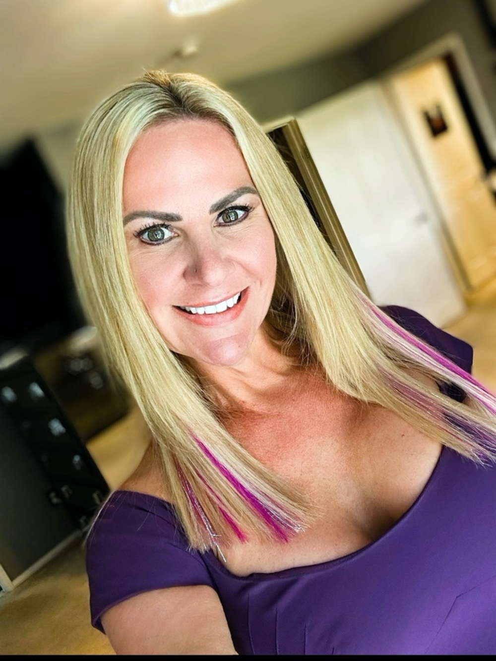 Purple & Pink Hair Extensions